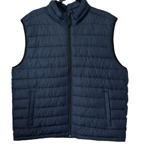 Aeropostale Men's Down Navy puffer Vest